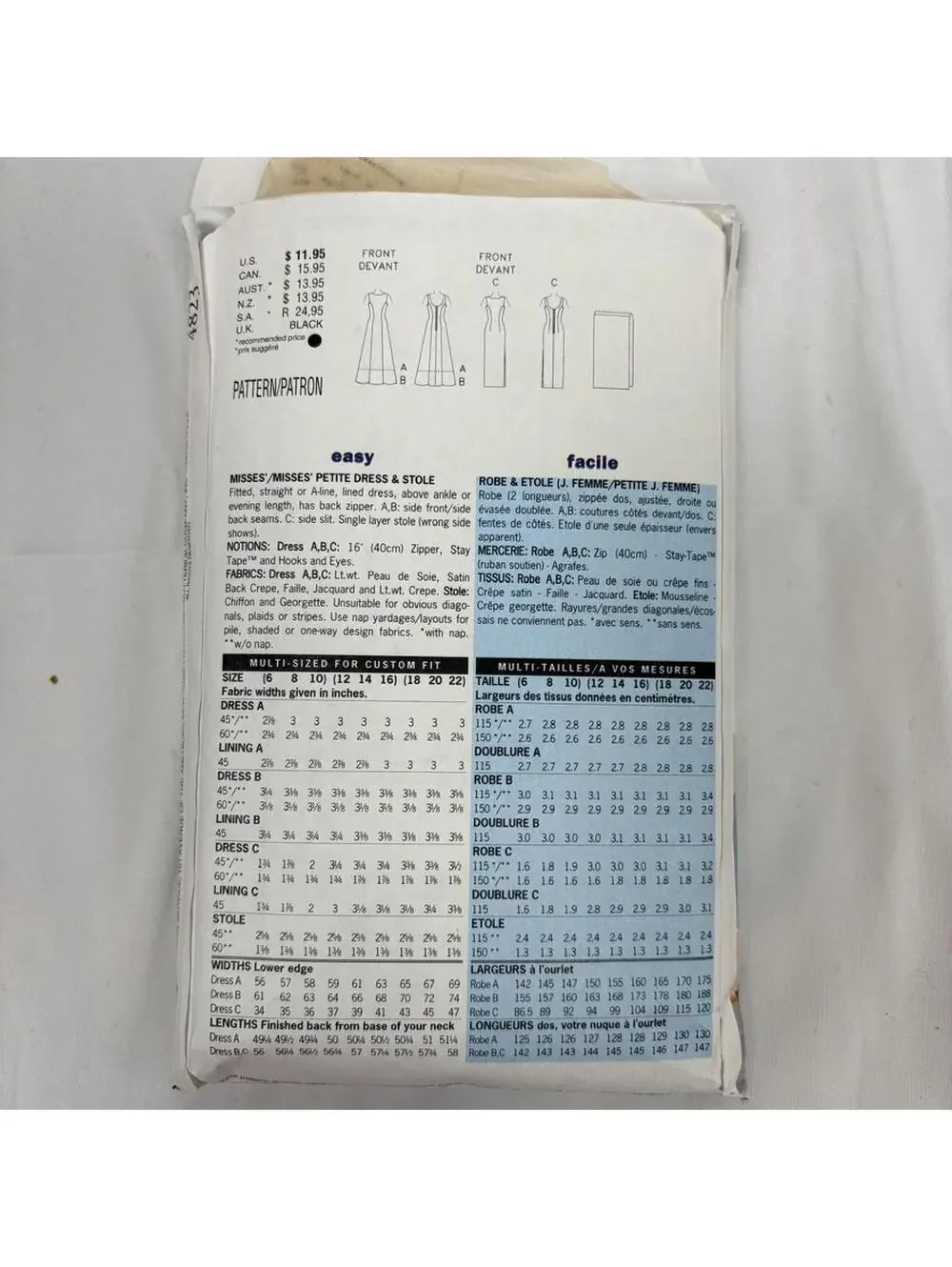 sewing pattern